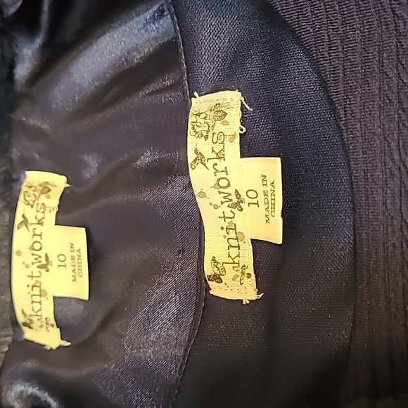 Knitworks Blue Dress set, size 10 - Picture 2 of 5